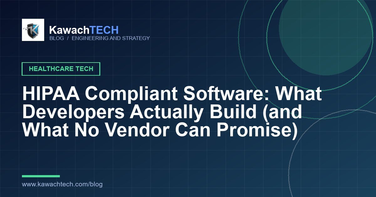 Healthcare software with shield icon representing HIPAA technical safeguards